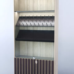 Витрина Смоки №6, Дуб Сонома + Дуб Венге