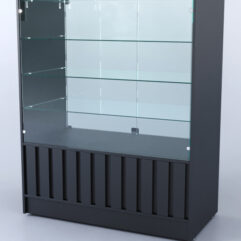 Прилавок со стеклом Смоки №3, Черный