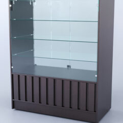 Прилавок со стеклом Смоки №3, Дуб Венге