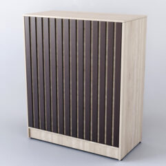 Кассовый прилавок Смоки №1, Дуб Сонома + Дуб Венге