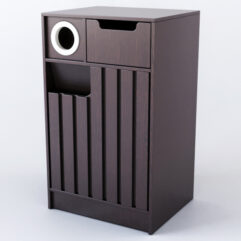 Стеллаж кофейный Смоки, Дуб Венге