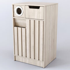 Стеллаж кофейный Смоки, Дуб Сонома