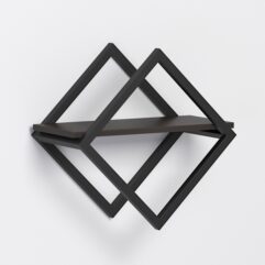 Полка для цветов настенная в стиле ЛОФТ, Дуб Венге