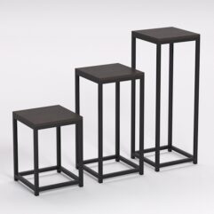 Подставка для цветов №7 в стиле ЛОФТ, Дуб Венге