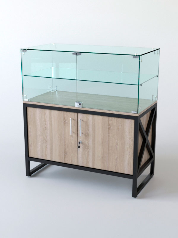 Прилавок ЛОФТ СТИЛЬ №101 (с дверками), Дуб Сонома