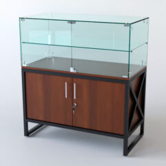 Прилавок ЛОФТ СТИЛЬ №101 (с дверками), Орех