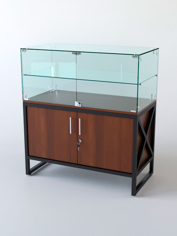 Прилавок ЛОФТ СТИЛЬ №101 (с дверками), Орех