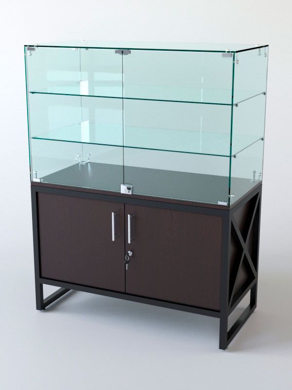 Прилавок ЛОФТ СТИЛЬ №127 (с дверками), Дуб Венге