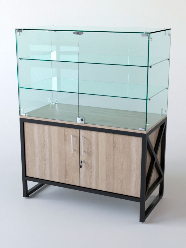 Прилавок ЛОФТ СТИЛЬ №127 (с дверками), Дуб Сонома