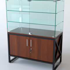 Прилавок ЛОФТ СТИЛЬ №127 (с дверками), Орех