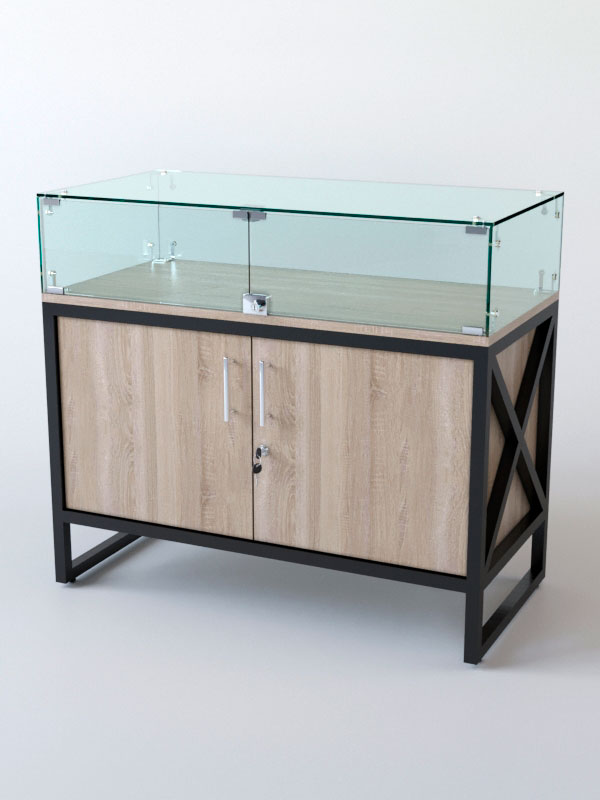 Прилавок ЛОФТ СТИЛЬ №114 (с дверками), Дуб Сонома