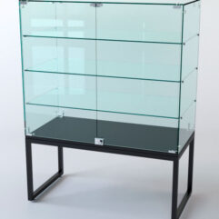 Прилавок ЛОФТ СТИЛЬ №128 (с дверками), Черный