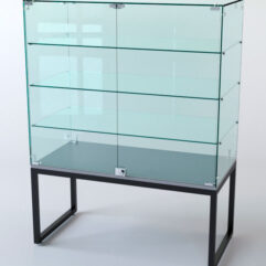 Прилавок ЛОФТ СТИЛЬ №128 (с дверками), Серый