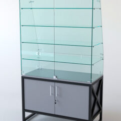 Прилавок ЛОФТ СТИЛЬ №115 (с дверками), Серый