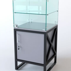 Прилавок ЛОФТ СТИЛЬ №110 (с дверкой), Серый