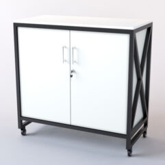 Прилавок ЛОФТ СТИЛЬ №120 (закрытый), Белый