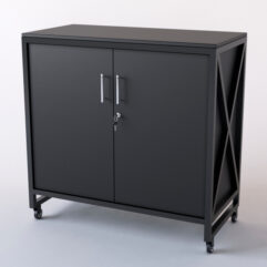 Прилавок ЛОФТ СТИЛЬ №120 (закрытый), Черный