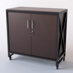 Прилавок ЛОФТ СТИЛЬ №120 (закрытый), Дуб Венге