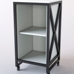 Прилавок ЛОФТ СТИЛЬ №21 (открытый), Белый