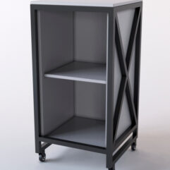 Прилавок ЛОФТ СТИЛЬ №21 (открытый), Серый