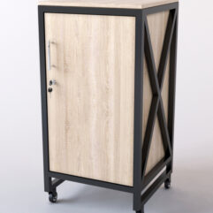 Прилавок ЛОФТ СТИЛЬ №121 (закрытый), Дуб Сонома