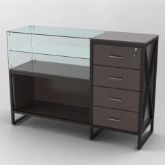 Прилавок ЛОФТ СТИЛЬ №1+13, Дуб Венге