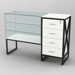 Прилавок ЛОФТ СТИЛЬ №2+13, Белый