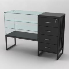 Прилавок ЛОФТ СТИЛЬ №2+13, Черный