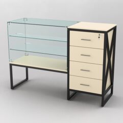 Прилавок ЛОФТ СТИЛЬ №2+13, Крем Вайс