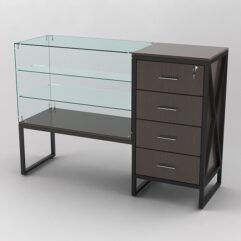 Прилавок ЛОФТ СТИЛЬ №2+13, Дуб Венге