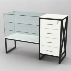 Прилавок ЛОФТ СТИЛЬ №22+13, Белый