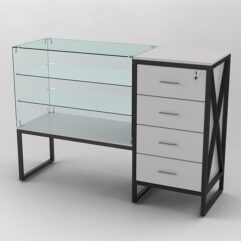 Прилавок ЛОФТ СТИЛЬ №22+13, Серый