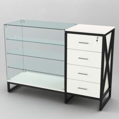 Прилавок ЛОФТ СТИЛЬ №3+13, Белый