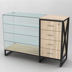 Прилавок ЛОФТ СТИЛЬ №3+13, Дуб Сонома