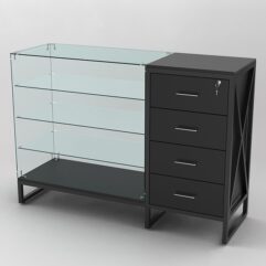 Прилавок ЛОФТ СТИЛЬ №23+13, Черный