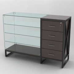 Прилавок ЛОФТ СТИЛЬ №23+13, Дуб Венге