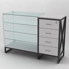 Прилавок ЛОФТ СТИЛЬ №23+13, Серый