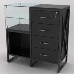 Прилавок ЛОФТ СТИЛЬ №10+13, Черный