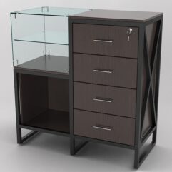 Прилавок ЛОФТ СТИЛЬ №11+13, Дуб Венге