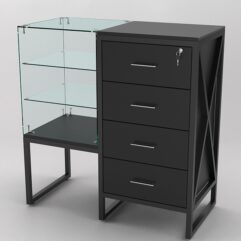 Прилавок ЛОФТ СТИЛЬ №11-21+13, Черный