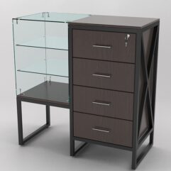 Прилавок ЛОФТ СТИЛЬ №11-21+13, Дуб Венге