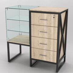 Прилавок ЛОФТ СТИЛЬ №11-21+13, Дуб Сонома