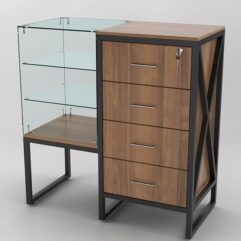 Прилавок ЛОФТ СТИЛЬ №11-21+13, Орех