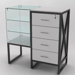 Прилавок ЛОФТ СТИЛЬ №11-21+13, Серый