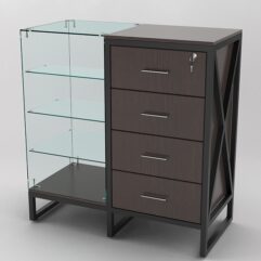 Прилавок ЛОФТ СТИЛЬ №12+13, Дуб Венге