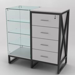 Прилавок ЛОФТ СТИЛЬ №12+13, Серый