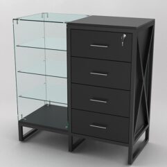 Прилавок ЛОФТ СТИЛЬ №12-22+13, Черный