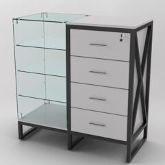 Прилавок ЛОФТ СТИЛЬ №12-22+13, Серый