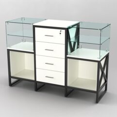 Прилавок ЛОФТ СТИЛЬ №10+13+10, Белый