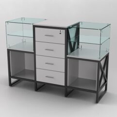 Прилавок ЛОФТ СТИЛЬ №10+13+10, Серый